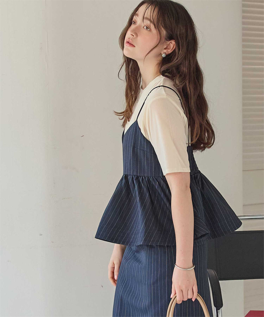 titivate「シアーベロア半袖Tシャツ」|Tシャツ・カットソー|