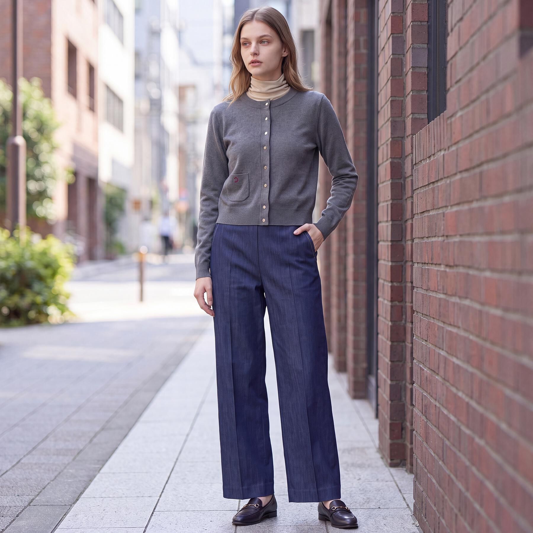 DRESSTERIOR「【洗える/カシミヤ混】ウォッシャブルコットンカシミヤカーディガン」|カーディガン|
