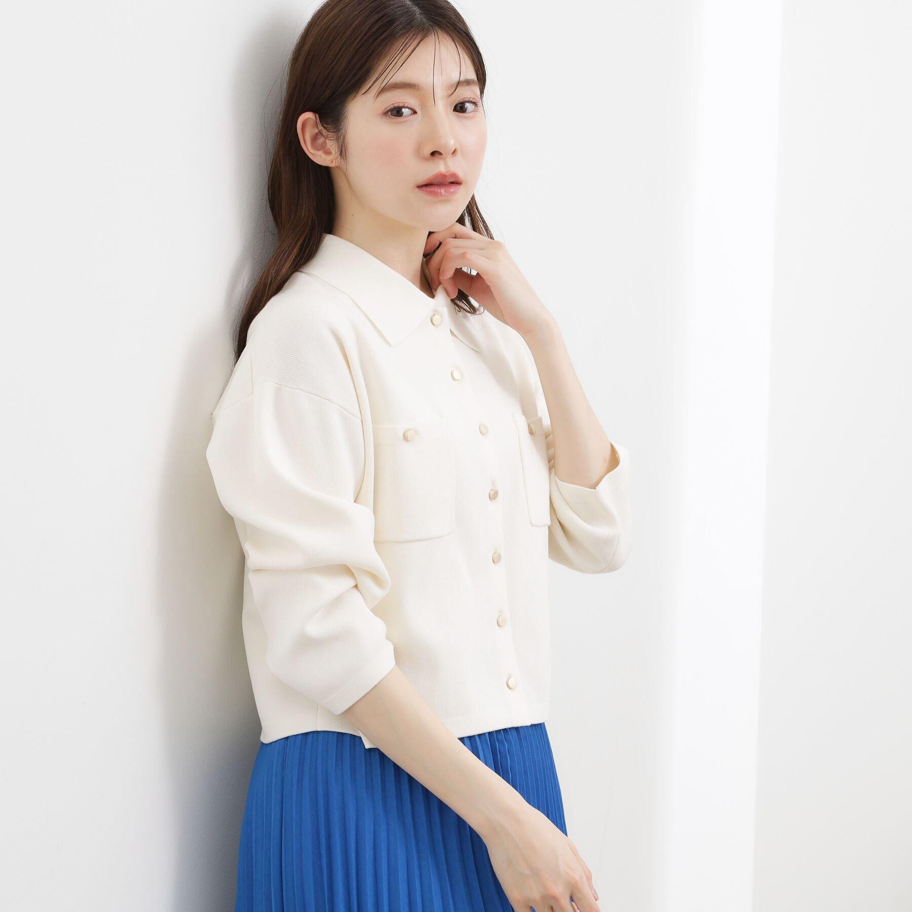 grove「高評価！一枚でも羽織でも、大人のTOPS風カーディガン」|カーディガン|