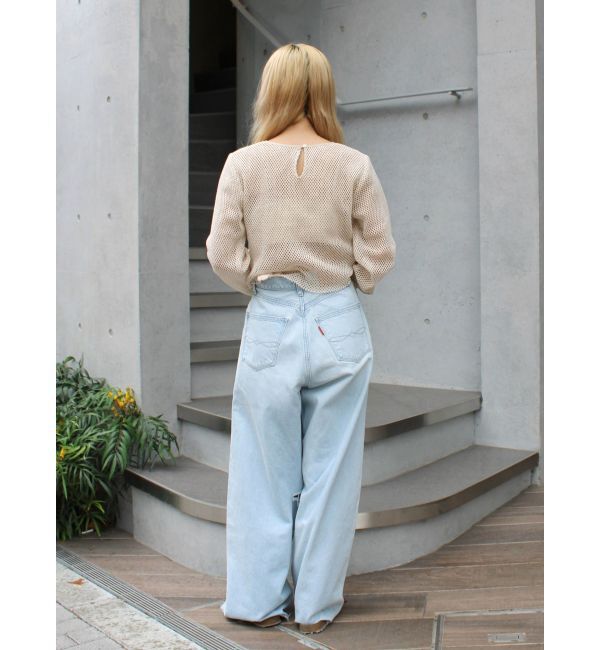 Ungrid「モチーフデザインメッシュロングスリーブTee」|Tシャツ・カットソー|