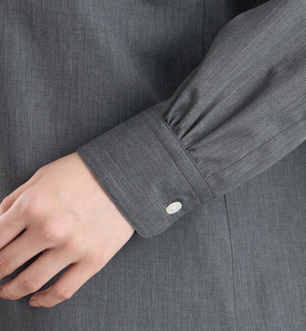 MACKINTOSH PHILOSOPHY「GREY LABEL シャンブレーバンドカラーシャツ」|シャツ・ブラウス|