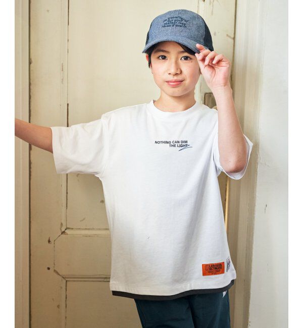 ikka kids「リネンライク刺繍ロゴメッシュキャップ」|その他|