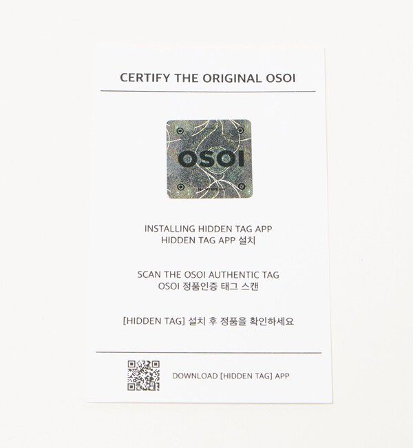 OSOI「＜OSOI＞SHOULDER BROCLEMINI バッグ」|ショルダー・メッセンジャー|