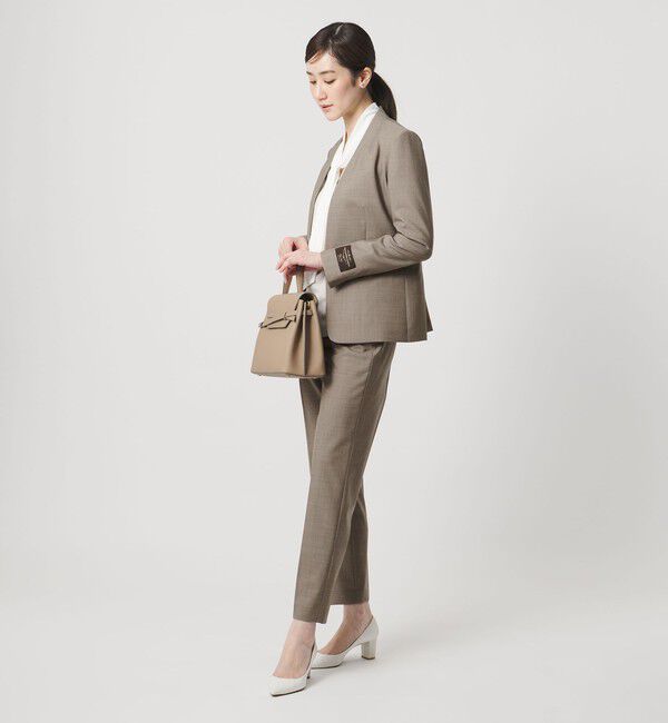 UNITED ARROWS「Vitale Barberis Canonico スリム テーパードパンツ 26SS」|スラックス|