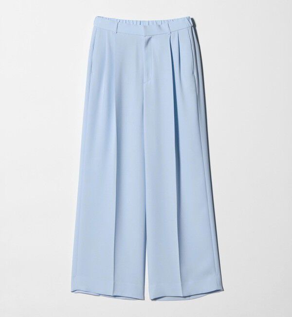 UNITED ARROWS「P 2タック ワイドパンツ ‐吸水速乾 帯電防止 接触冷感 ウォッシャブル‐」|スラックス|