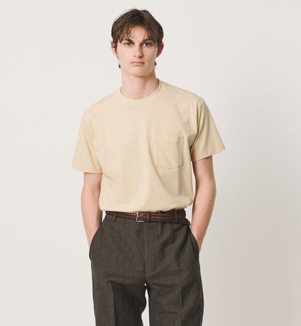 UNITED ARROWS「サンホーキンコットン テンジク ポケット Tシャツ」|Tシャツ・カットソー|NATURAL