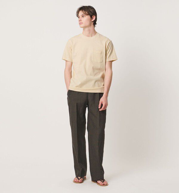 UNITED ARROWS「サンホーキンコットン テンジク ポケット Tシャツ」|Tシャツ・カットソー|