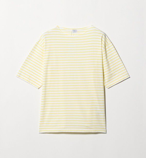 UNITED ARROWS「【別注】＜Armor-Lux＞ セミボートネック ボーダー Tシャツ」|Tシャツ・カットソー|