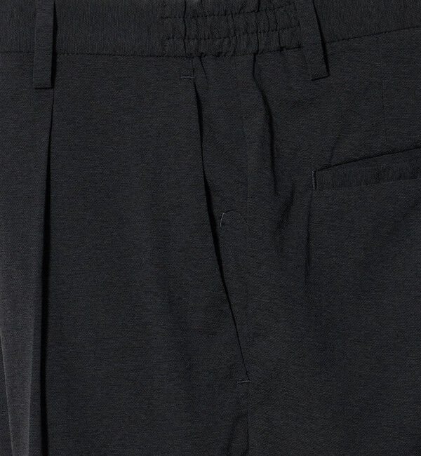 UNITED ARROWS「ウェザーコンフォート メランジ サイドシャーリング 1プリーツ パンツ 撥水 ヨコストレッチ」|チノ|