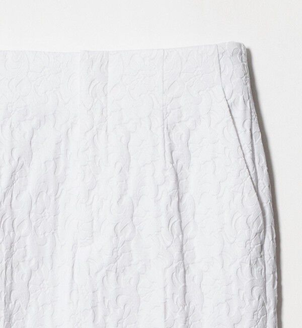 UNITED ARROWS「フクレ ジャガード スリムパンツ ‐ストレッチ ウォッシャブル‐」|スラックス|
