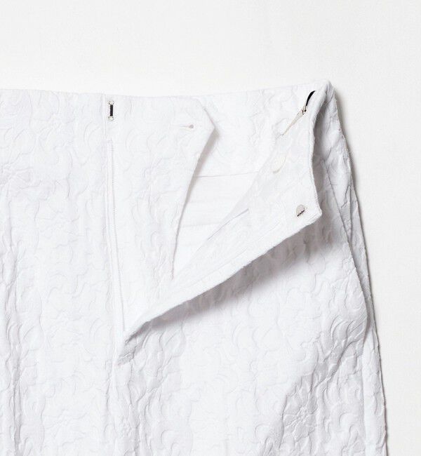 UNITED ARROWS「フクレ ジャガード スリムパンツ ‐ストレッチ ウォッシャブル‐」|スラックス|
