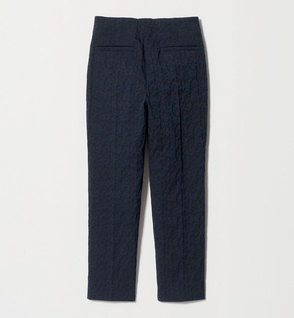 UNITED ARROWS「フクレ ジャガード スリムパンツ ‐ストレッチ ウォッシャブル‐」|スラックス|