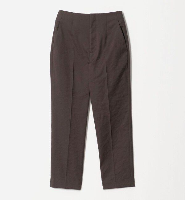 UNITED ARROWS「シャイニー スリム パンツ ‐ストレッチ ウォッシャブル‐」|スラックス|DK.BROWN