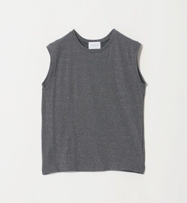 UNITED ARROWS「ラメ テンジク ノースリーブ カットソー」|Tシャツ・カットソー|DK.GRAY