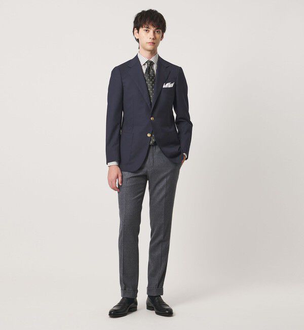UNITED ARROWS「Vitale Barberis Canonico シングル ３ボタン ブレザー」|テーラードジャケット|