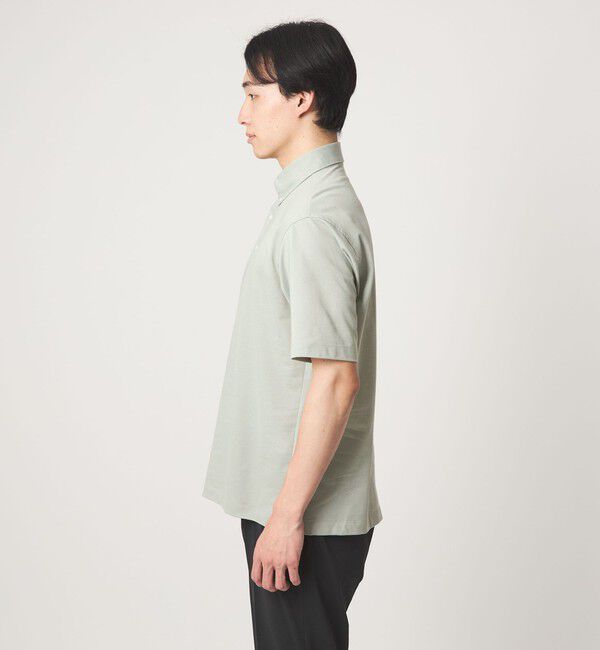 UNITED ARROWS green label relaxing「DUADRY clean バーズアイ ボタンダウン ビズポロ ポロシャツ -吸水速乾・抗菌-」|ポロシャツ|