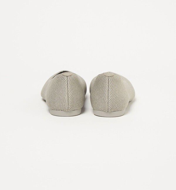 UNITED ARROWS green label relaxing「ウェルネス ニット スクエアVカット シューズ 撥水 ウォッシャブル」|バレエシューズ|