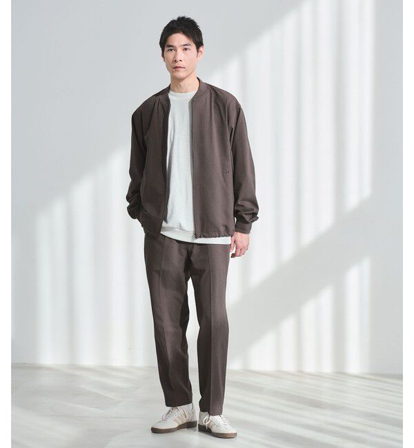 UNITED ARROWS green label relaxing「FREELITCH リブ ブルゾン -2WAYストレッチ・吸水速乾-」|ブルゾン・スタジャン|