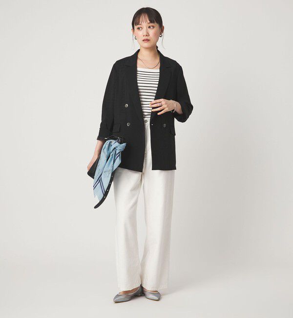 UNITED ARROWS green label relaxing「【結論シリーズ】シアーエアジャケット  マシンウォッシャブル 接触冷感 通気性」|テーラードジャケット|