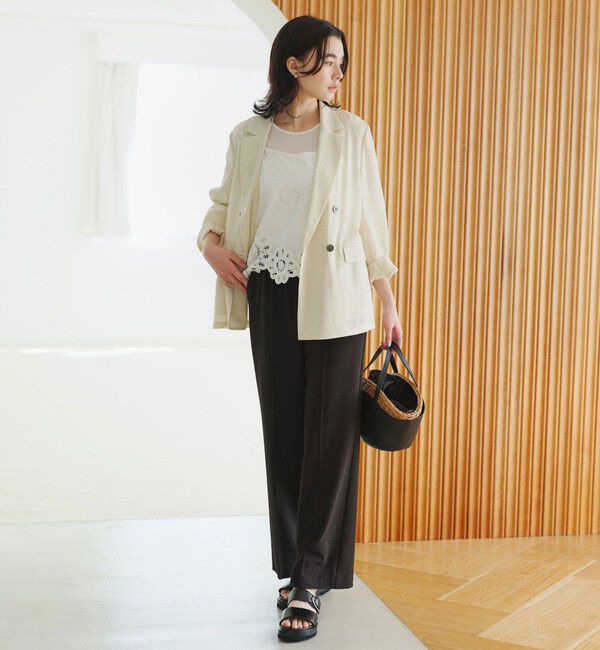 UNITED ARROWS green label relaxing「【結論シリーズ】シアーエアジャケット  マシンウォッシャブル 接触冷感 通気性」|テーラードジャケット|