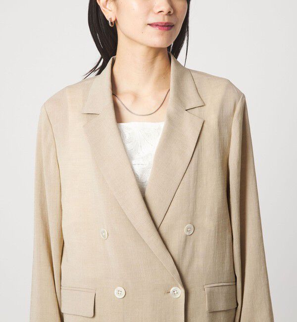 UNITED ARROWS green label relaxing「【結論シリーズ】シアーエアジャケット  マシンウォッシャブル 接触冷感 通気性」|テーラードジャケット|