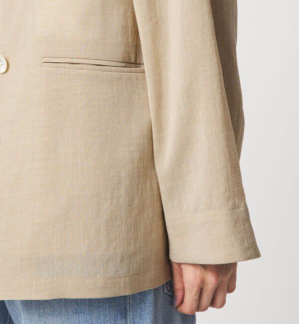 UNITED ARROWS green label relaxing「【結論シリーズ】シアーエアジャケット  マシンウォッシャブル 接触冷感 通気性」|テーラードジャケット|