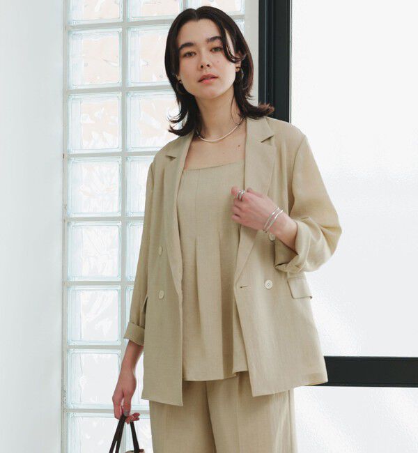 UNITED ARROWS green label relaxing「【結論シリーズ】シアーエアジャケット  マシンウォッシャブル 接触冷感 通気性」|テーラードジャケット|