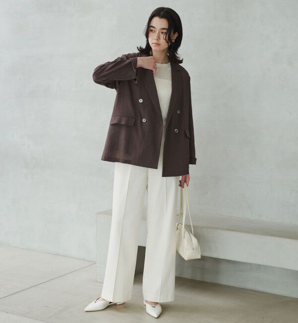 UNITED ARROWS green label relaxing「【結論シリーズ】シアーエアジャケット  マシンウォッシャブル 接触冷感 通気性」|テーラードジャケット|