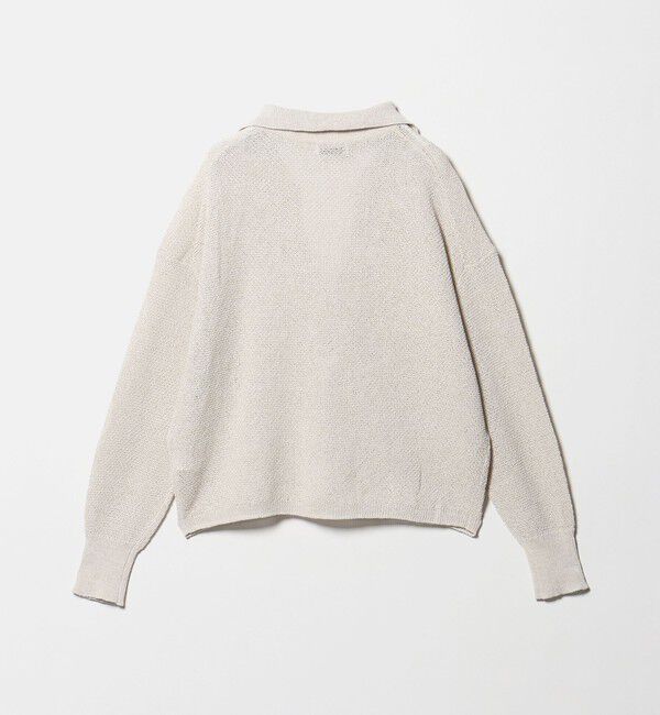 UNITED ARROWS green label relaxing「メランジ スキッパー プルオーバー ウォッシャブル」|ニット・セーター|