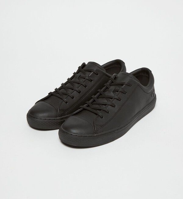 UNITED ARROWS green label relaxing「【別注】＜CONVERSE＞GLR オールスター クップ OX レザー ブラック ドレス スニーカー」|スニーカー|