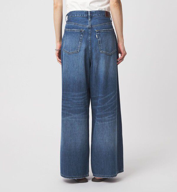 UNITED ARROWS green label relaxing「＜スタイリスト兵藤千尋さんコラボ＞ワイド ライト デニム 接触冷感」|デニム|