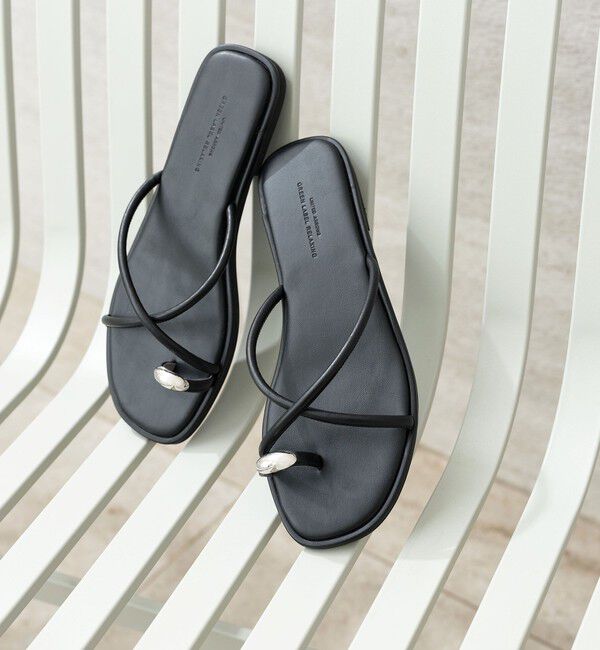 UNITED ARROWS green label relaxing「【結論シリーズ】リングエアサンダル」|サンダル|BLACK