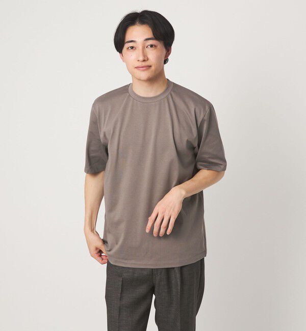 UNITED ARROWS green label relaxing「＜gim＞26SS アメリカンシーアイランド ビズ Tシャツ -吸水速乾-」|Tシャツ・カットソー|BEIGE