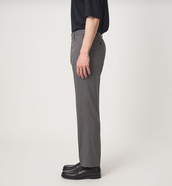 UNITED ARROWS green label relaxing「A+ COOL ロイヤルオックス スタンダード アジャスター NP スラックス -ウォッシャブル・接触冷感・吸水速乾」|スラックス|