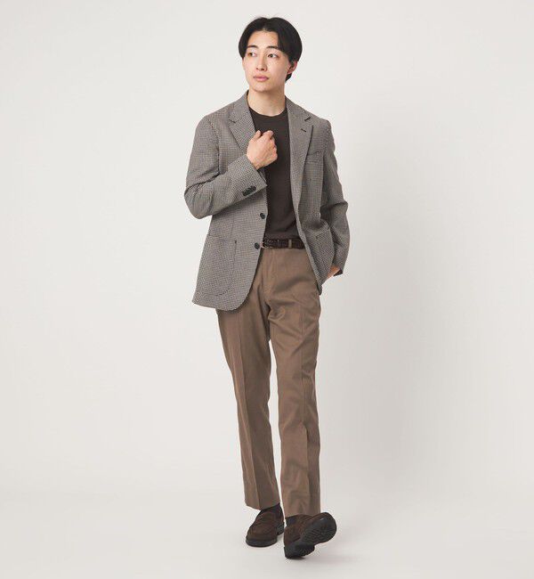 UNITED ARROWS green label relaxing「A+ COOL ロイヤルオックス スタンダード アジャスター NP スラックス -ウォッシャブル・接触冷感・吸水速乾」|スラックス|