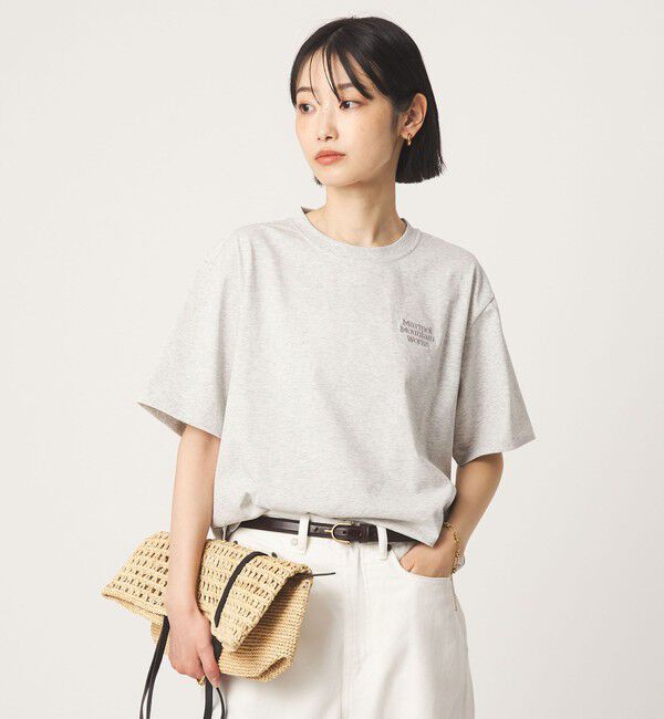 UNITED ARROWS green label relaxing「【別注】＜Marmot＞ショートスリーブ ロゴ Tシャツ」|Tシャツ・カットソー|