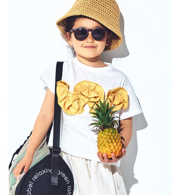 UNITED ARROWS green label relaxing「【スタメンシリーズ】フリル Tシャツ / キッズ  100cm-160cm」|Tシャツ・カットソー|その他1