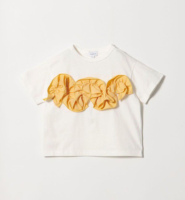UNITED ARROWS green label relaxing「【スタメンシリーズ】フリル Tシャツ / キッズ  100cm-160cm」|Tシャツ・カットソー|