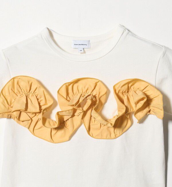 UNITED ARROWS green label relaxing「【スタメンシリーズ】フリル Tシャツ / キッズ  100cm-160cm」|Tシャツ・カットソー|