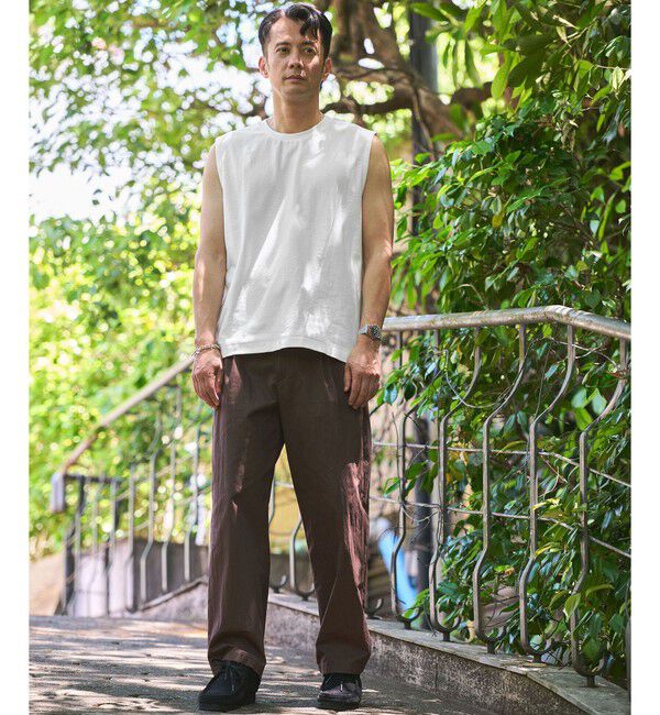UNITED ARROWS green label relaxing「アムンゼン ノースリーブ Tシャツ」|タンクトップ|