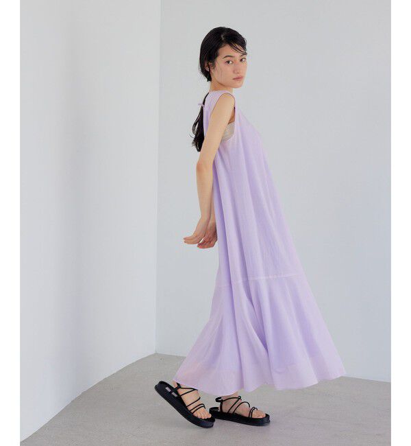 EMMEL REFINES「＜EMMEL REFINES＞EM C/PEシフォン 2WAY ワンピース」|ワンピース|
