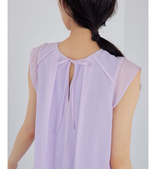 EMMEL REFINES「＜EMMEL REFINES＞EM C/PEシフォン 2WAY ワンピース」|ワンピース|