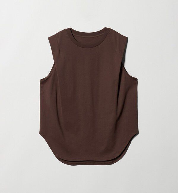 UNITED ARROWS green label relaxing「ショルダータック ノースリーブ プルオーバー カットソー」|Tシャツ・カットソー|