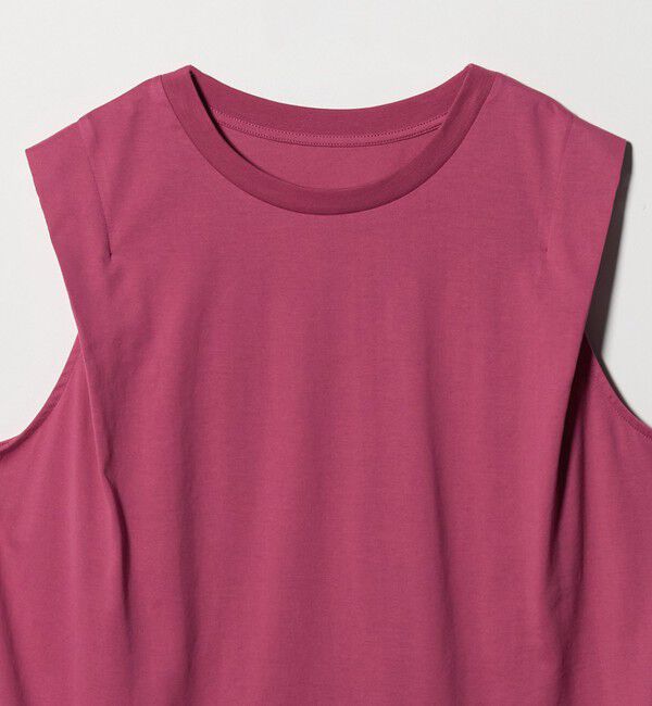 UNITED ARROWS green label relaxing「ショルダータック ノースリーブ プルオーバー カットソー」|Tシャツ・カットソー|