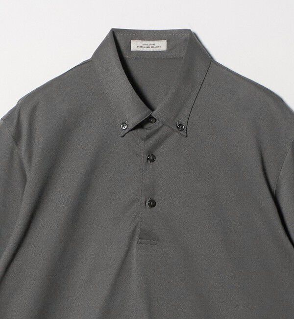 UNITED ARROWS green label relaxing「コットン ポリエステル ジャカード ナロー ボタンダウン ポロシャツ」|ポロシャツ|