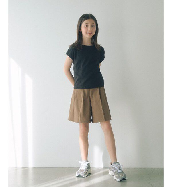 UNITED ARROWS green label relaxing「【WEB限定】ハート シシュウ Tシャツ / キッズ 100cm-160cm」|Tシャツ・カットソー|
