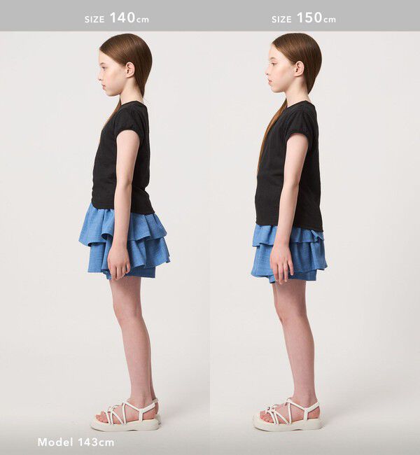UNITED ARROWS green label relaxing「【WEB限定】ハート シシュウ Tシャツ / キッズ 100cm-160cm」|Tシャツ・カットソー|