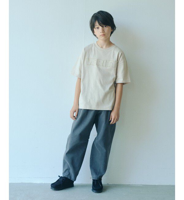 UNITED ARROWS green label relaxing「ロゴ アップリケ Tシャツ / キッズ 140cm-160cm」|Tシャツ・カットソー|