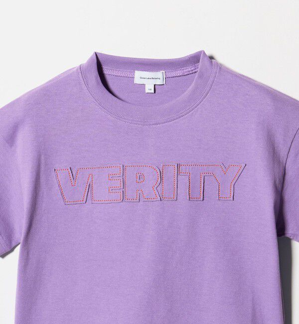 UNITED ARROWS green label relaxing「ロゴ アップリケ Tシャツ / キッズ 100cm-130cm」|Tシャツ・カットソー|
