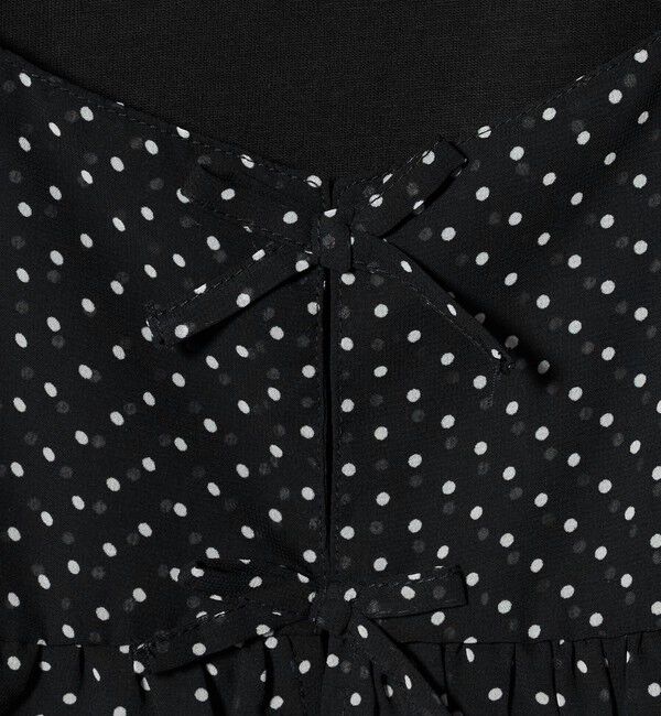 UNITED ARROWS green label relaxing「ドット シフォン キャミソール Tシャツ セット / キッズ 140cm-160cm」|Tシャツ・カットソー|